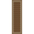 Concord Global 5 ft. 3 in. x 7 ft. 3 in. Ankara Pin Dot - Brown 63085